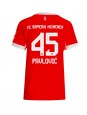 Billige Bayern Munich Aleksandar Pavlovic #45 Hjemmedrakt Dame 2025-26 Kortermet